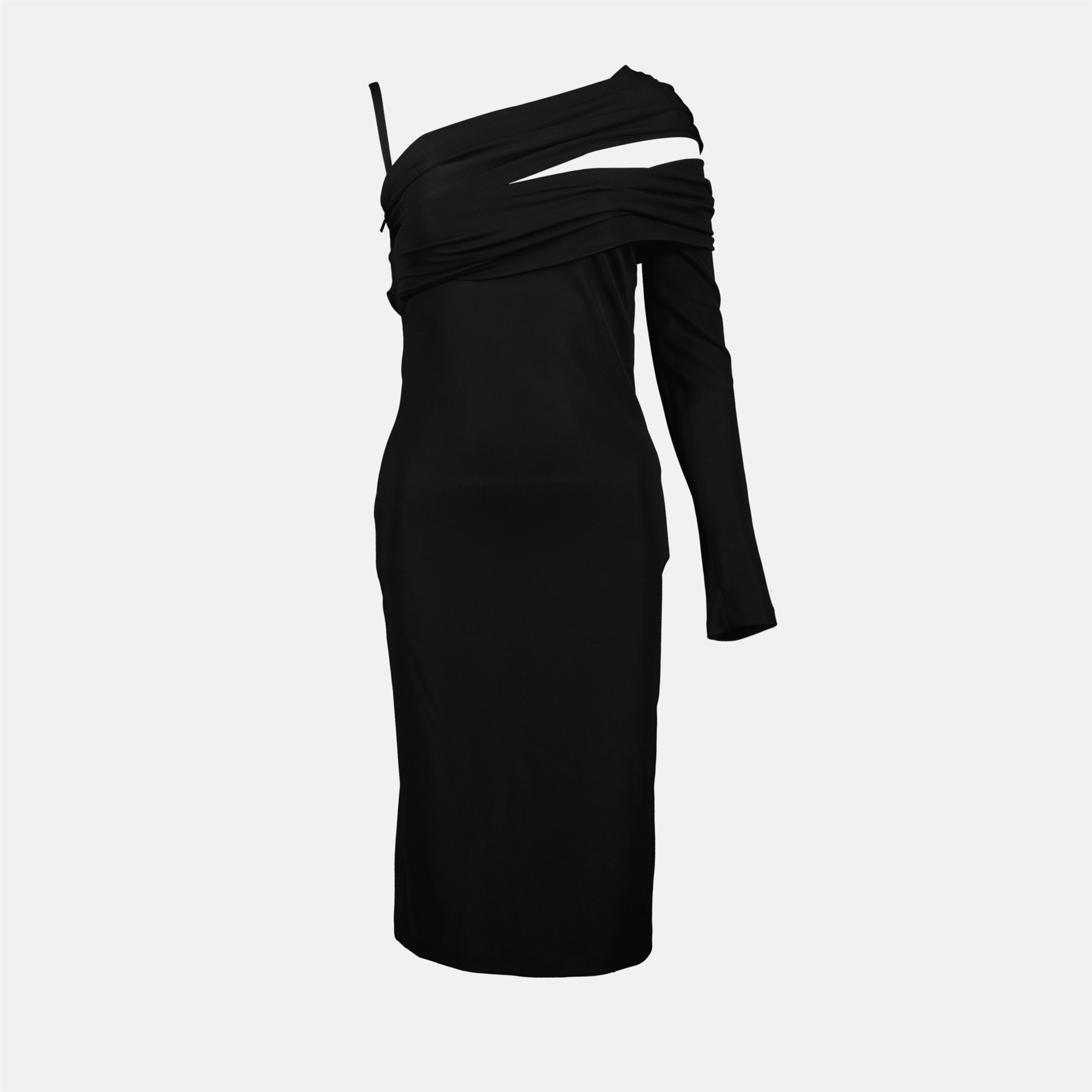 Black Asymmetrical Dress