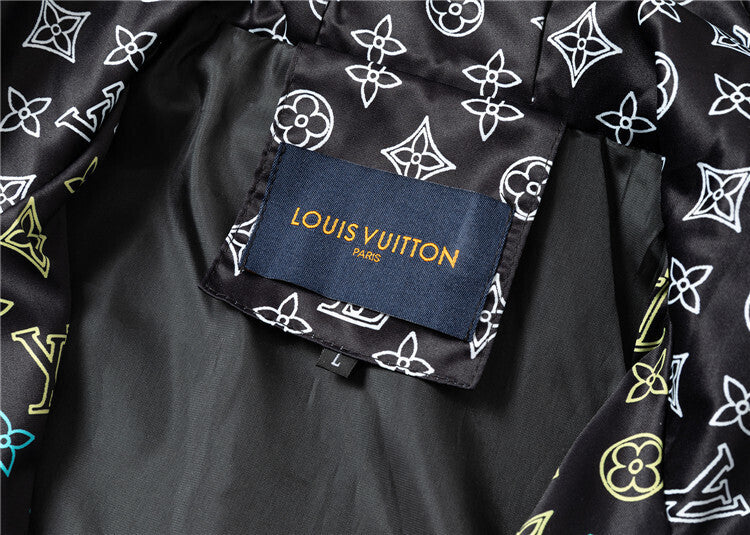 Gradient Monogram Hooded Windbreaker