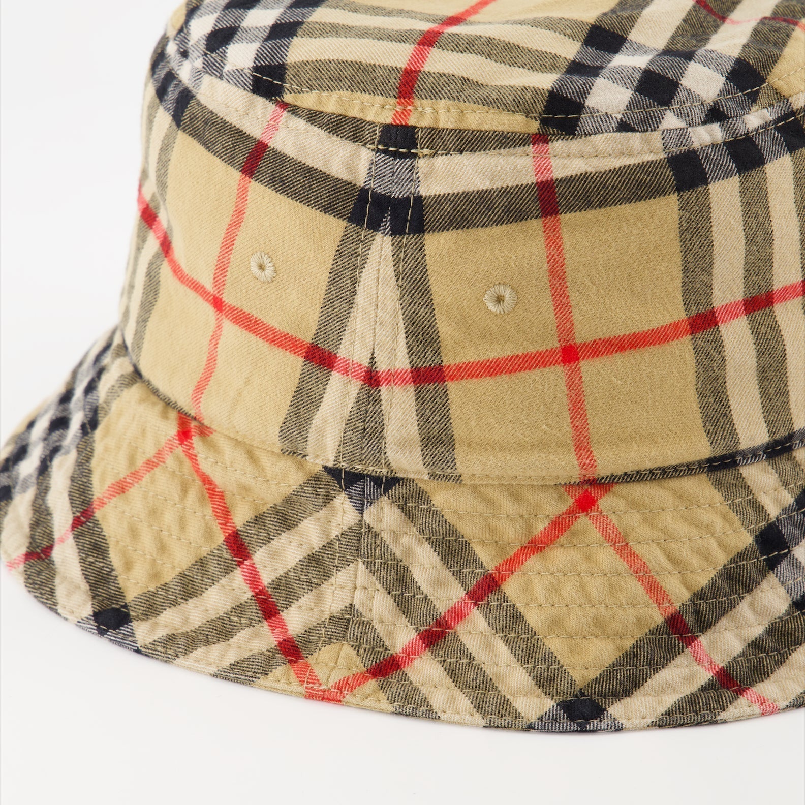 Checked Bucket Hat