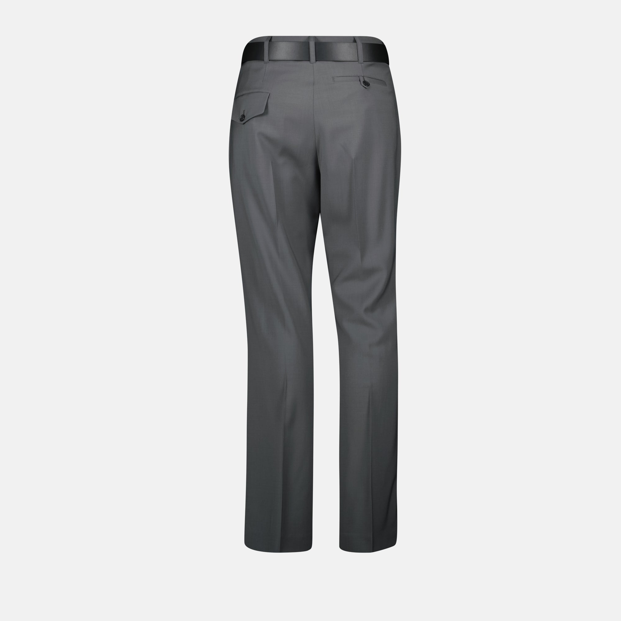 Gray Wool Pants
