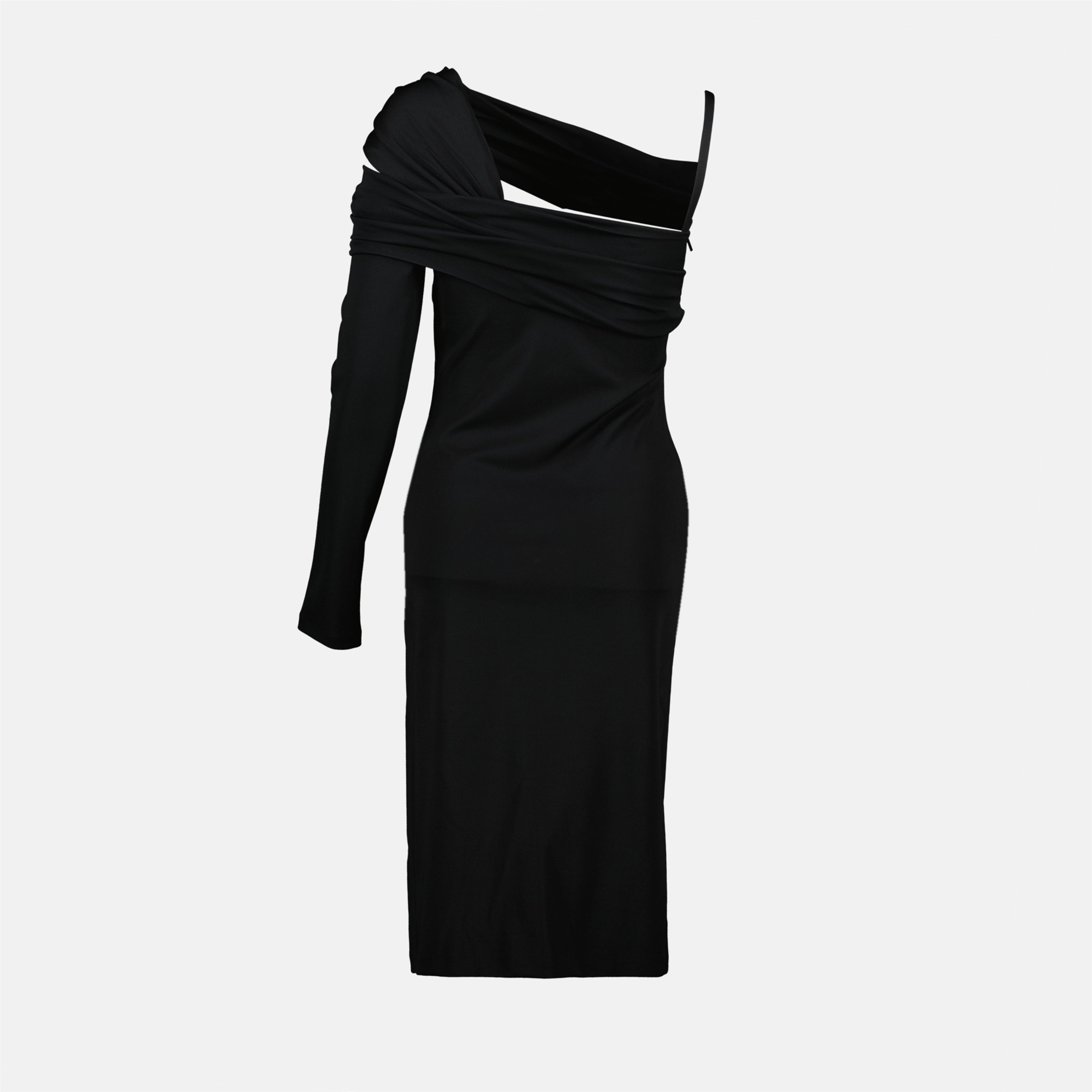 Black Asymmetrical Dress
