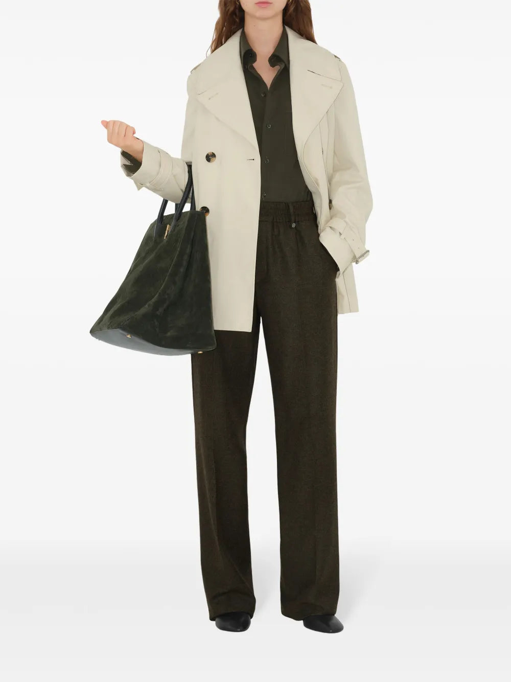 Gabardine Trench Coat