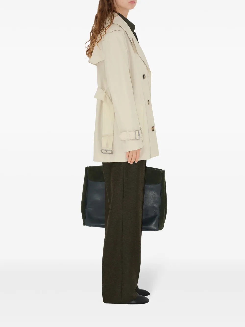Gabardine Trench Coat