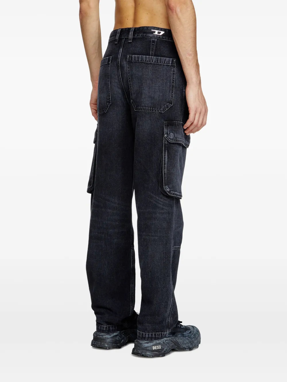 Denim Cargo Jeans