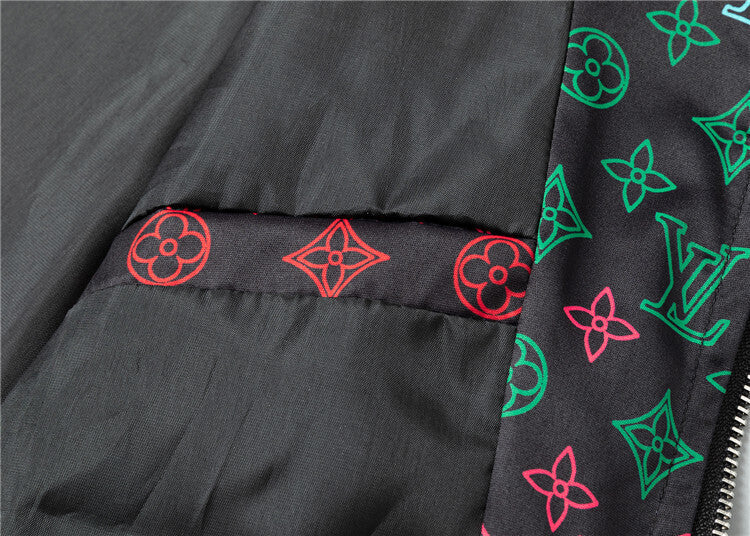 Gradient Monogram Hooded Windbreaker