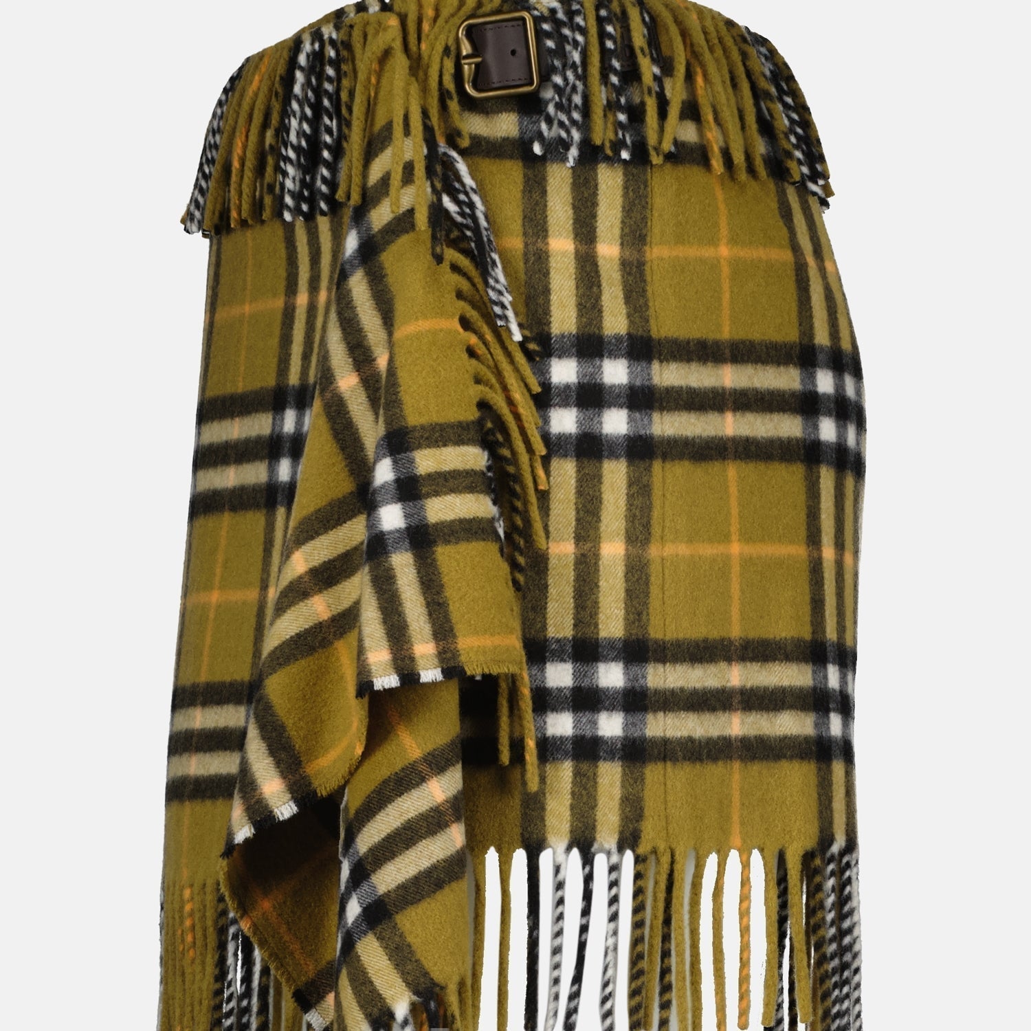 Checkered Wrap Skirt