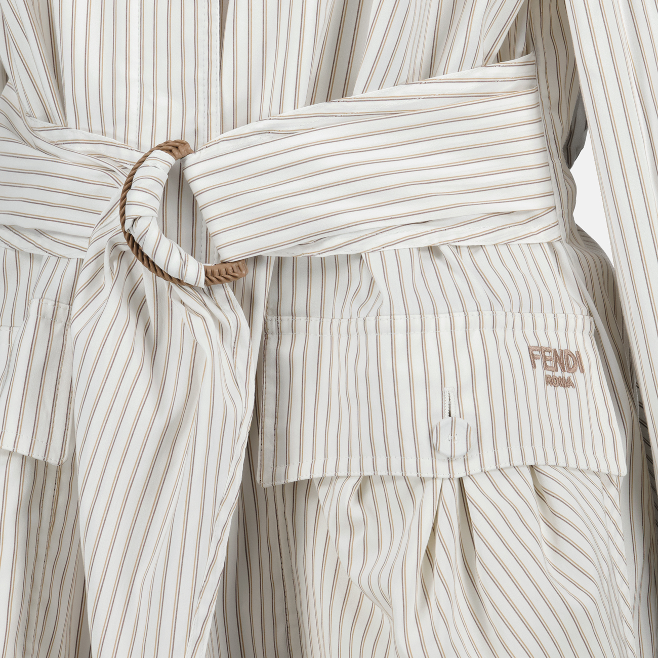 Fitted Striped Jacket