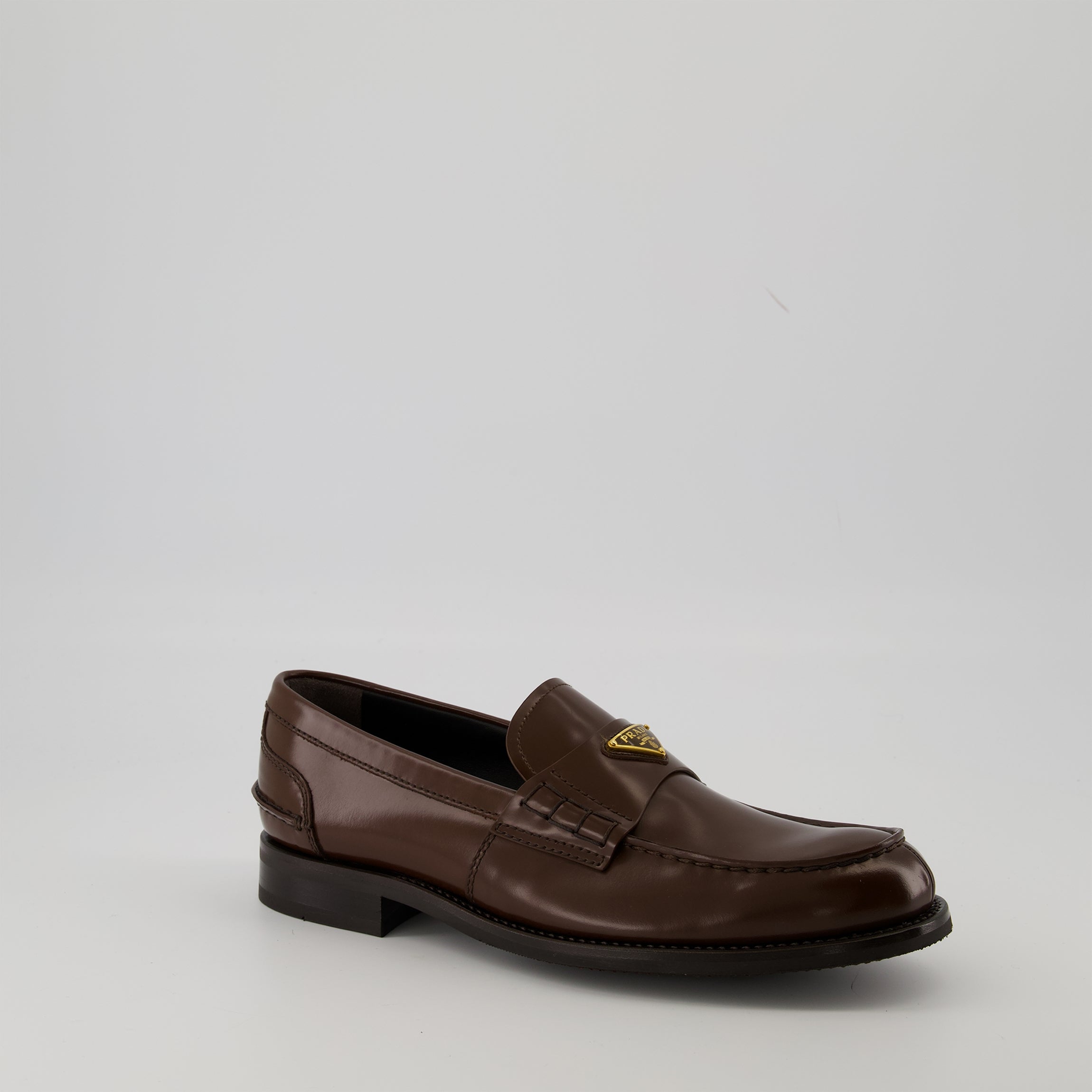 Brushed Leather Loafers