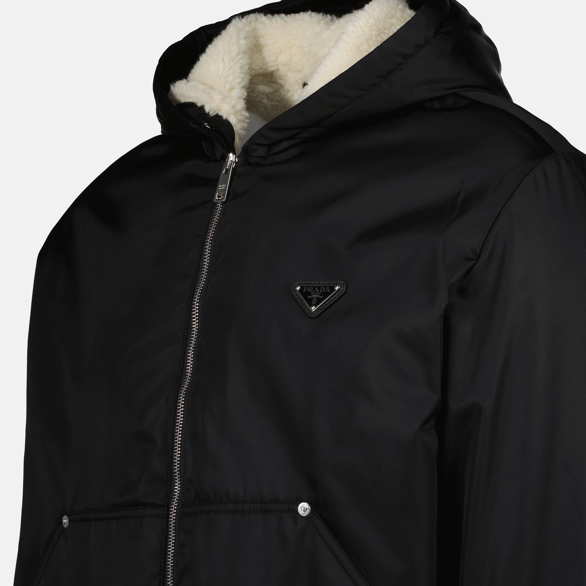 Fleece-lined Re-Nylon Jacket