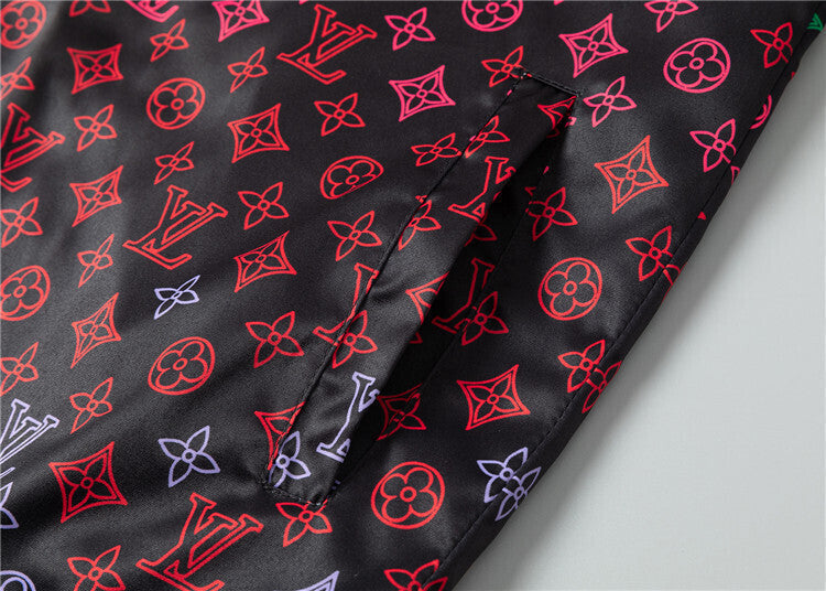 Gradient Monogram Hooded Windbreaker