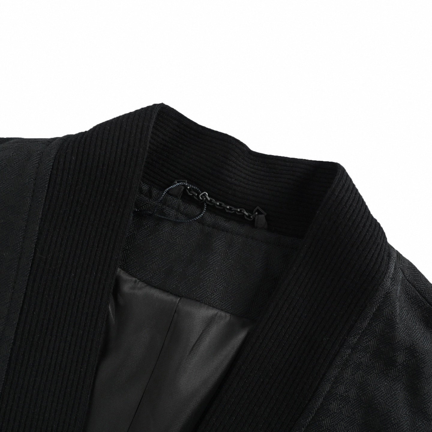 Gradient Cuff Wool-Blend Evening Cardigan