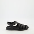 Black Rubber Sandals