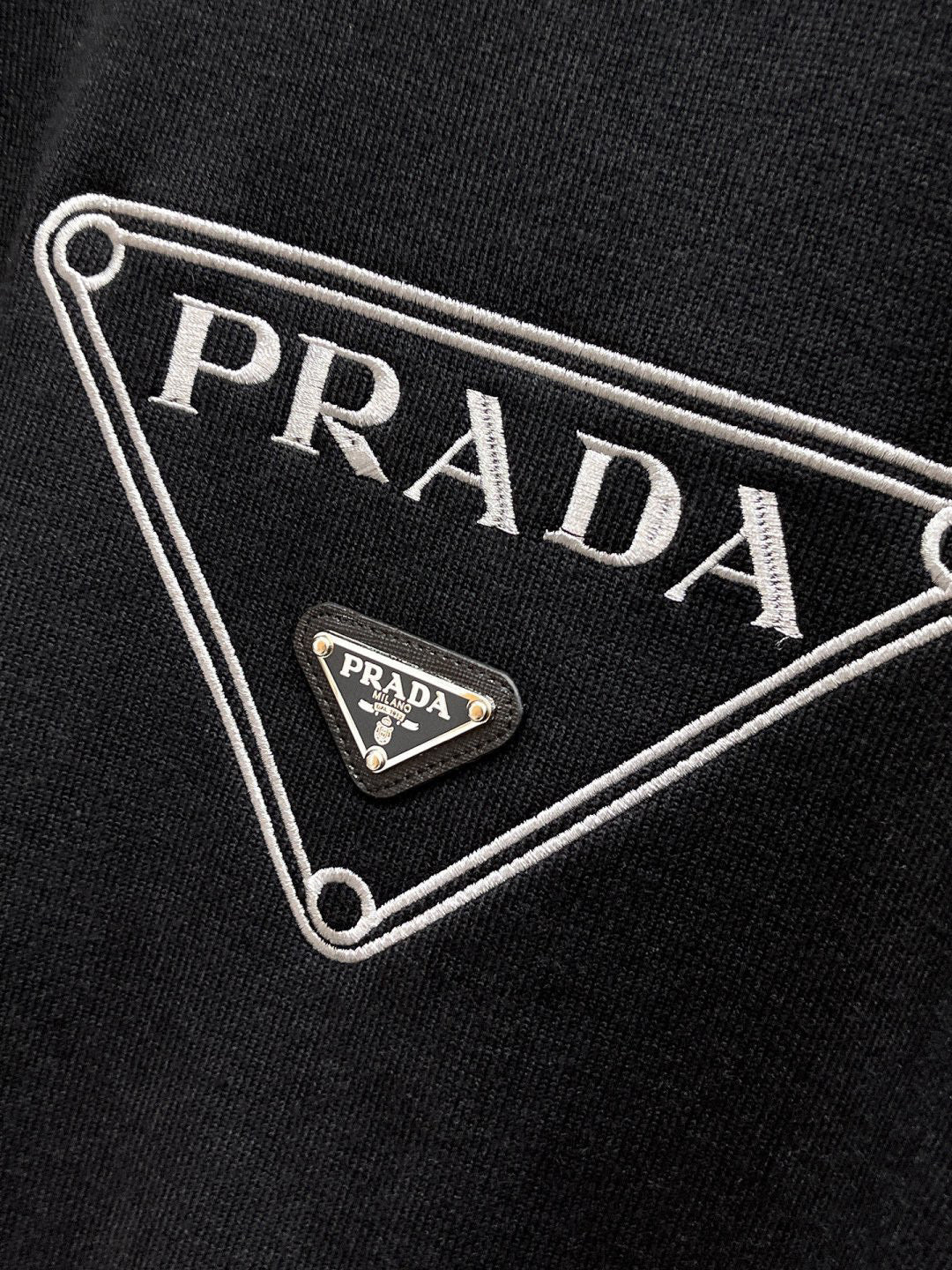 Black Triangle Logo Sweatshirt