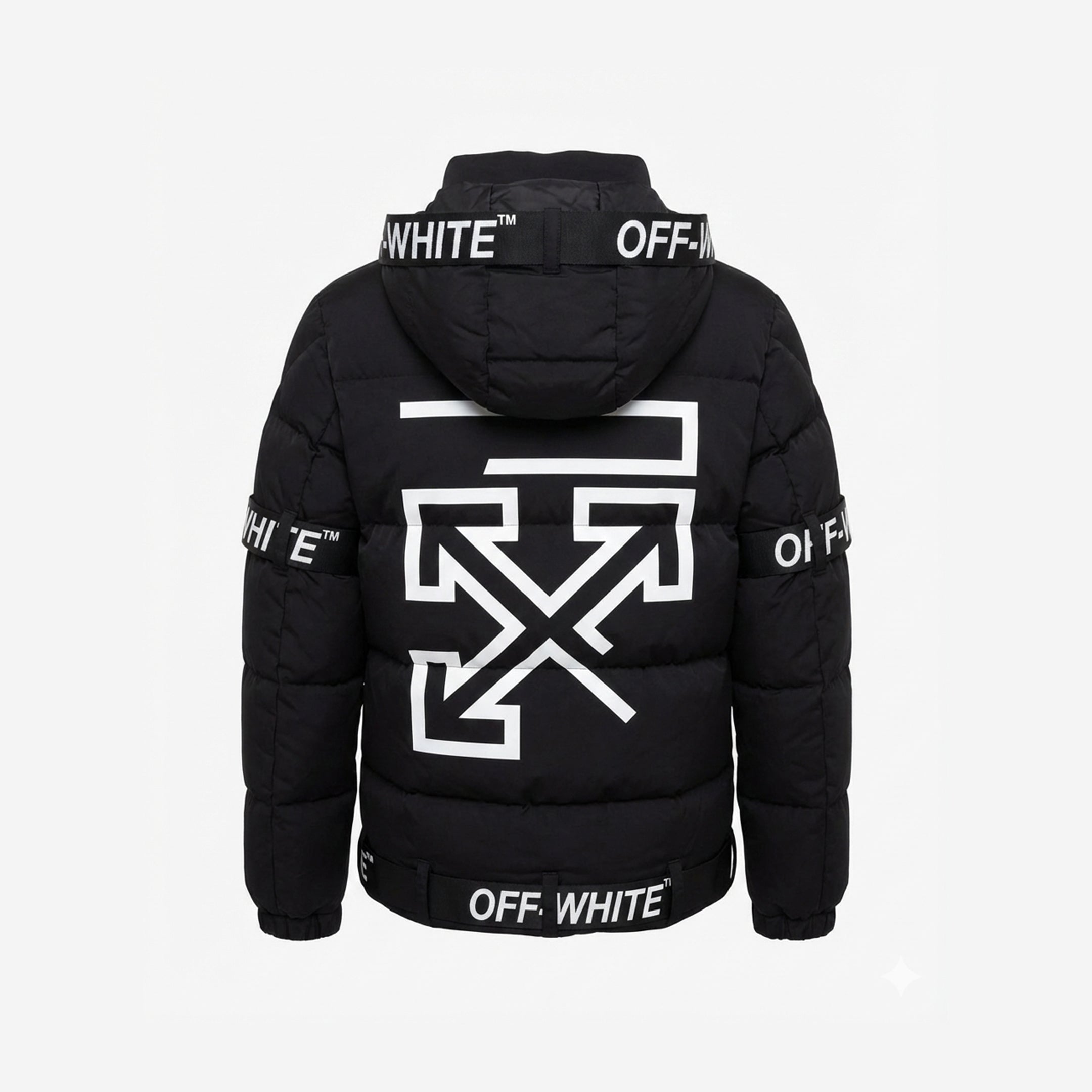 Arrows Logo Industrial Puffer Jacket