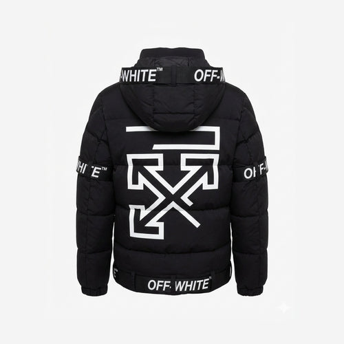 Arrows Logo Industrial Puffer Jacket