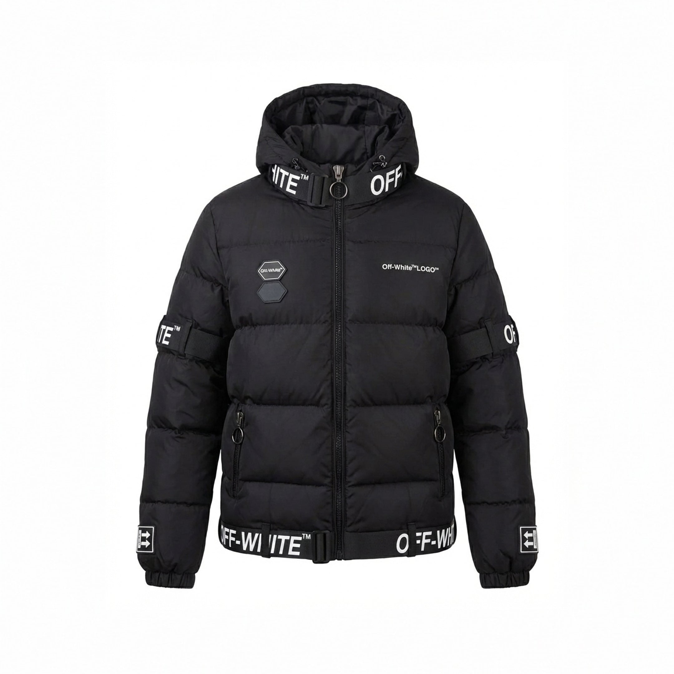 Arrows Logo Industrial Puffer Jacket