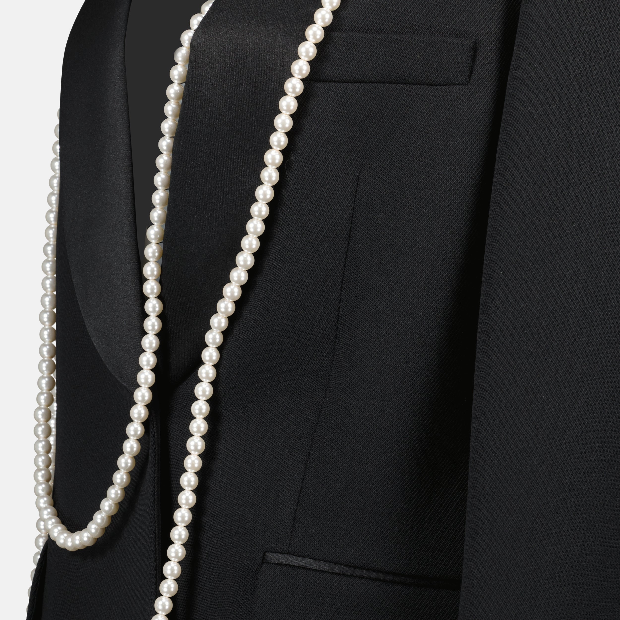 Blazer with Pearls