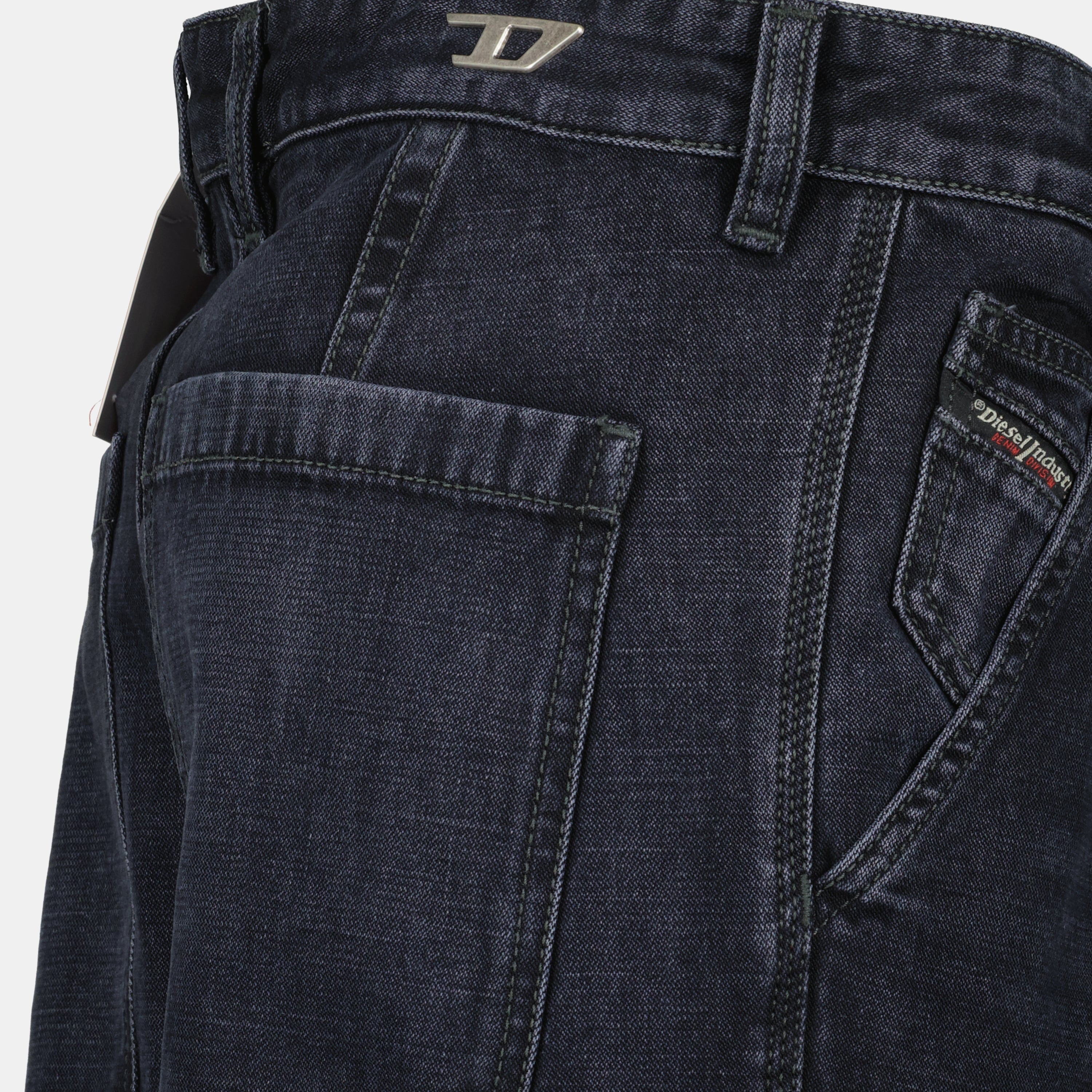 Denim Cargo Jeans