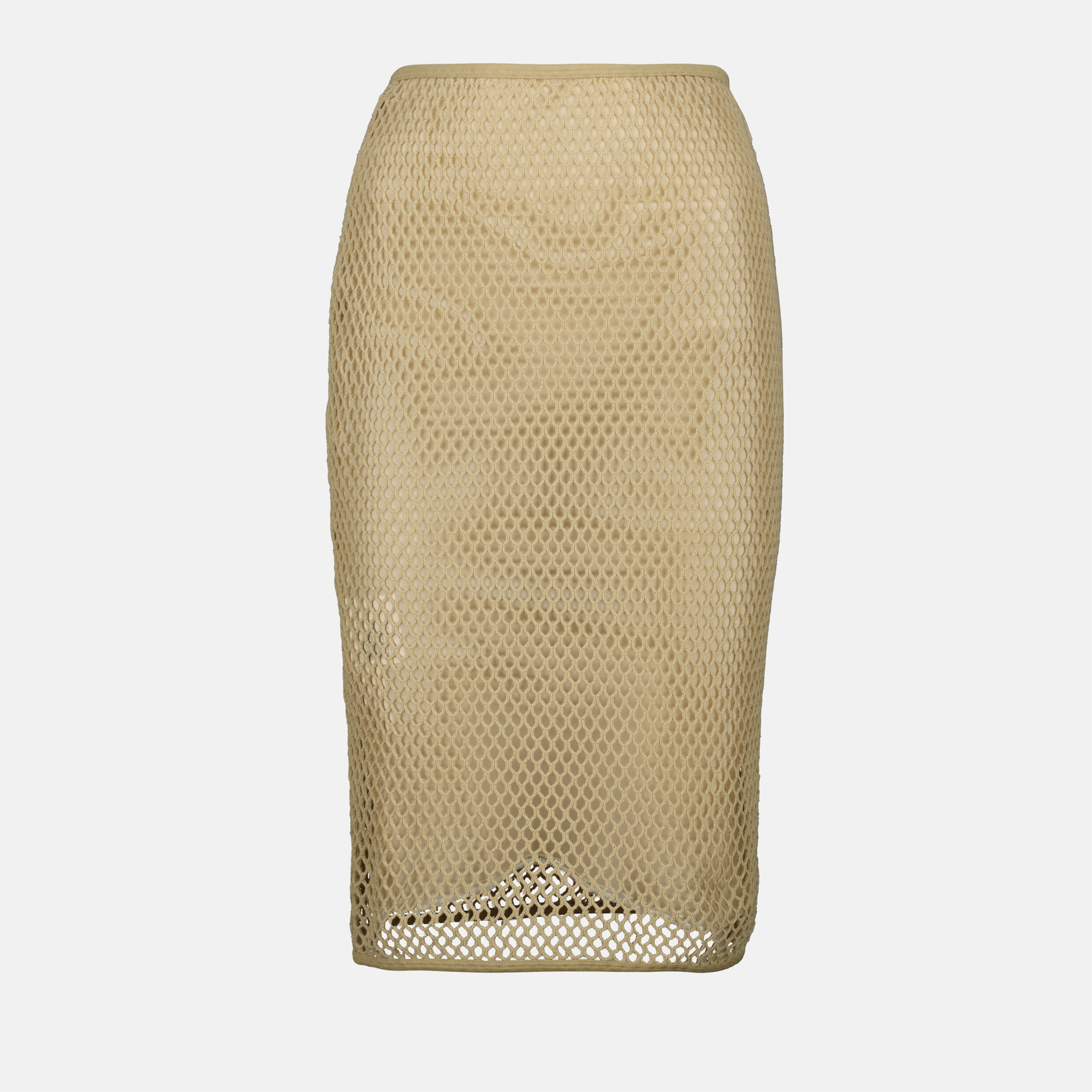 Cotton Mesh Skirt