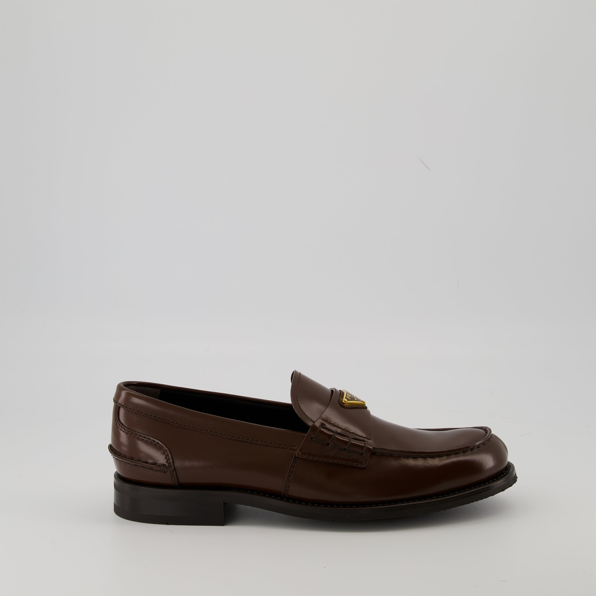 Brushed Leather Loafers
