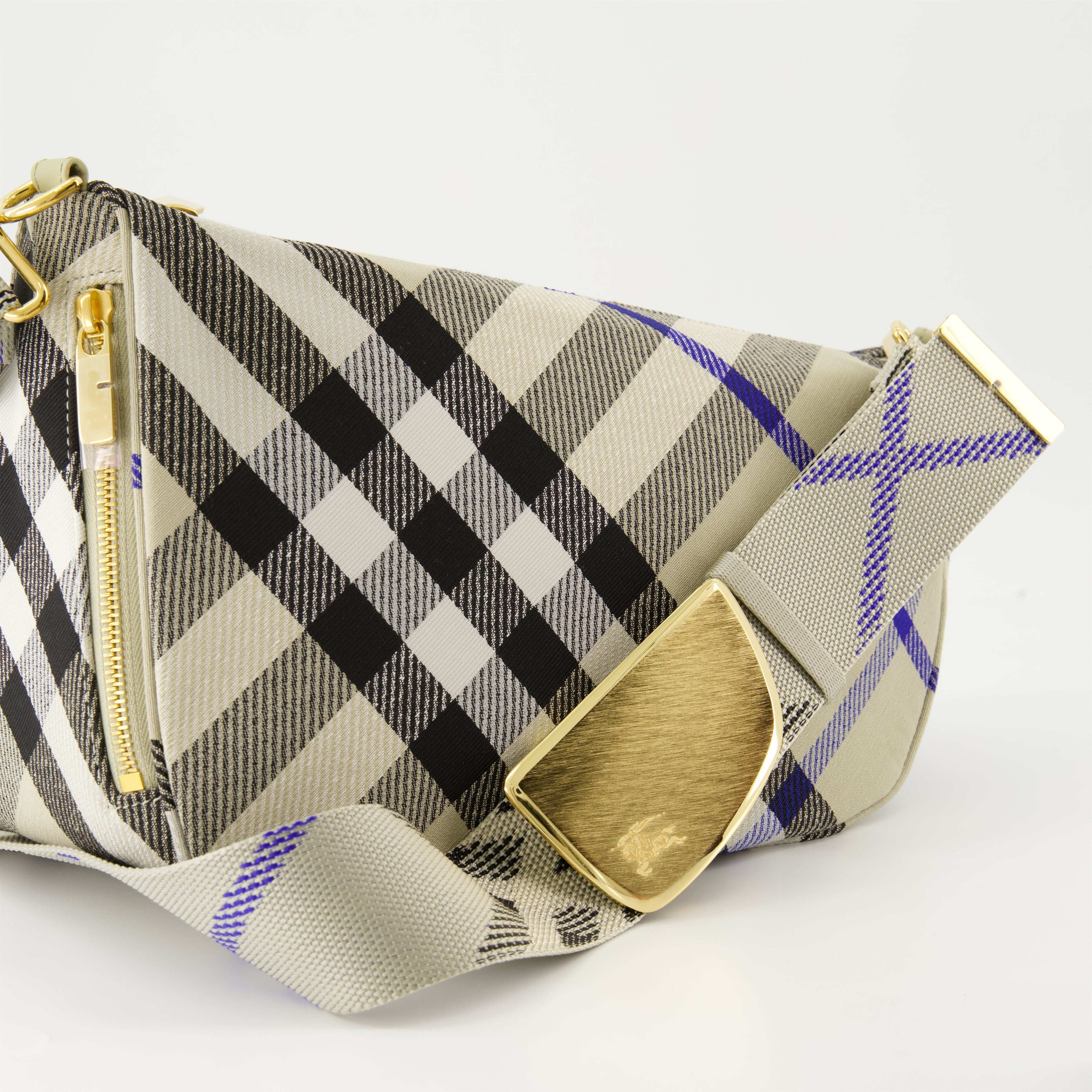 Checkered Shield Bag