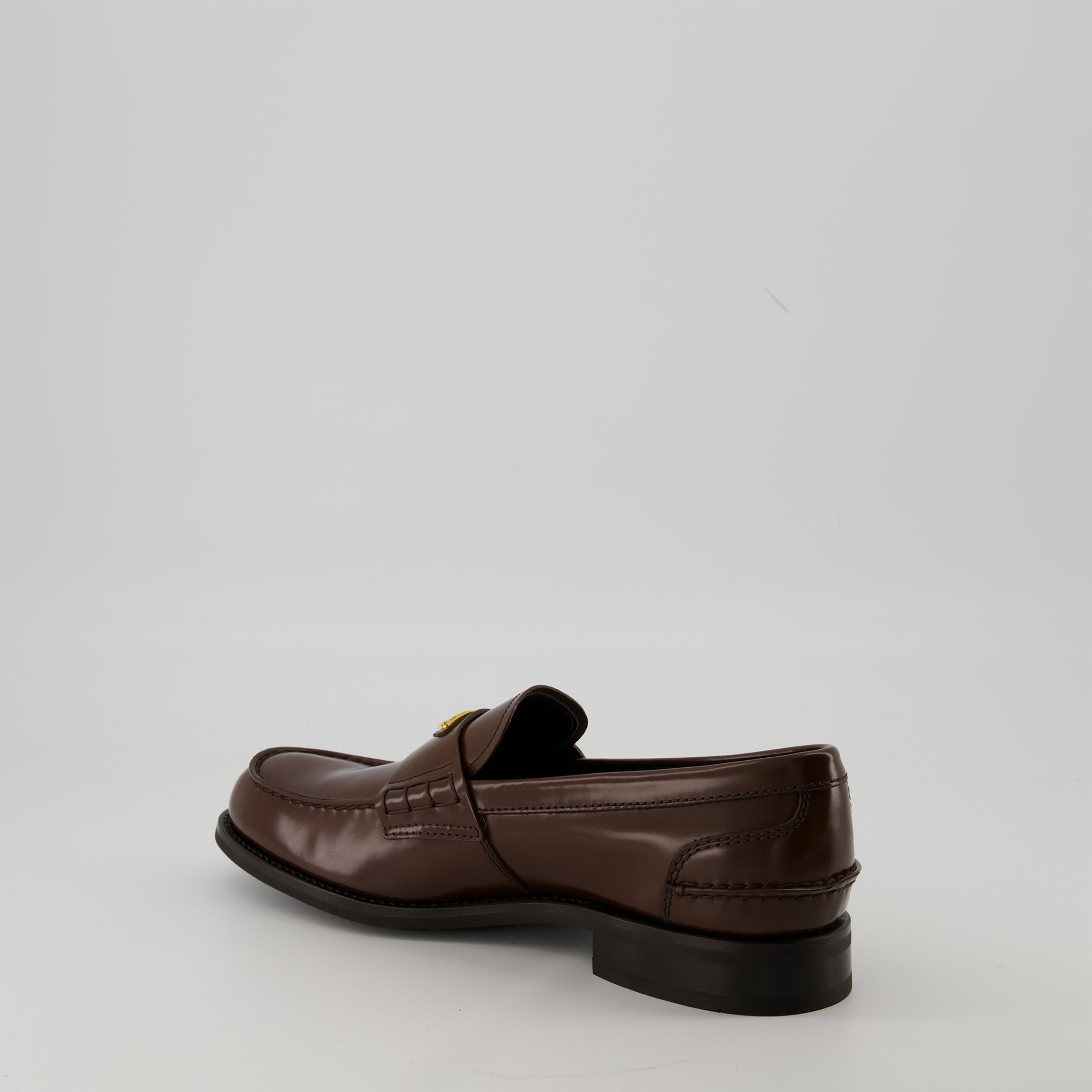 Brushed Leather Loafers