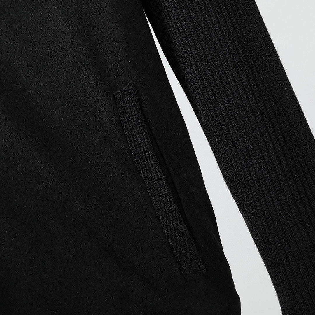 Faux-Fur Lined Hooded Zip Jacket