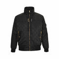 Black GG Monogram Padded Bomber Jacket