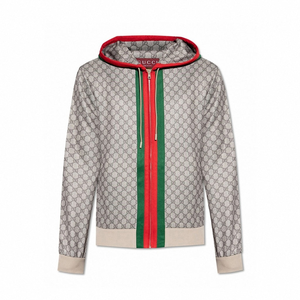 Beige Jacket With Monogram