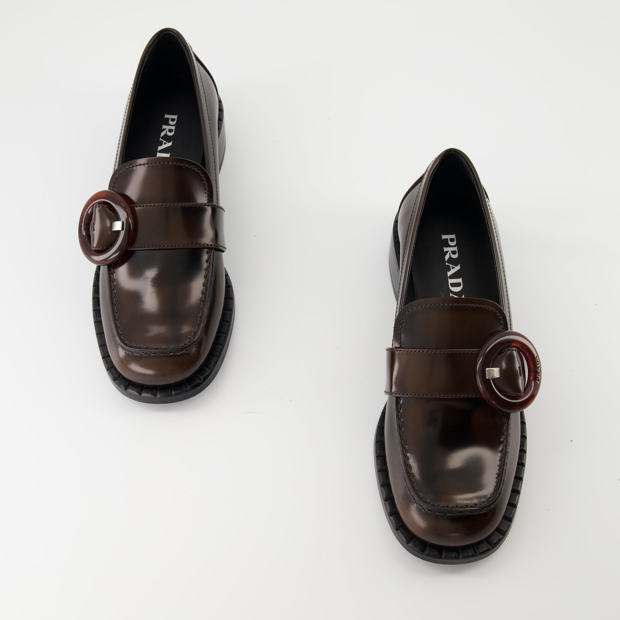 Brown loafers