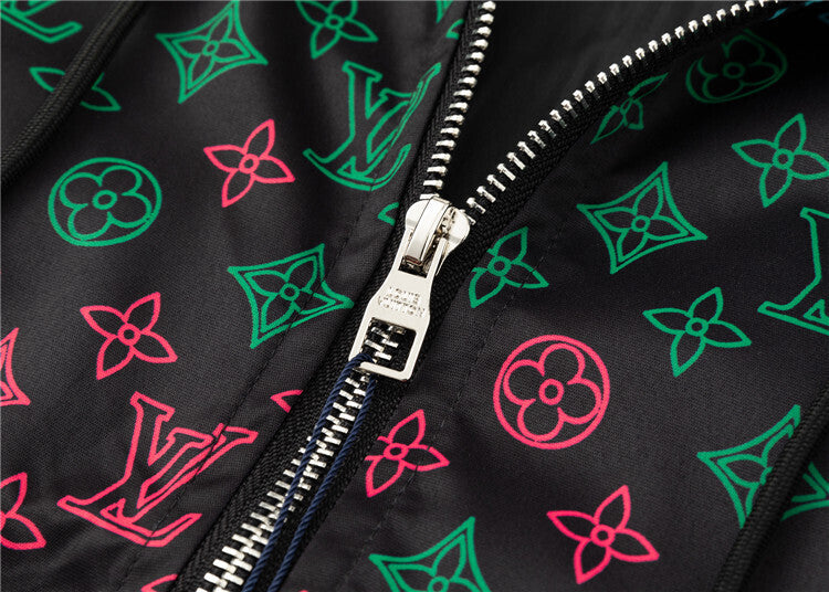 Gradient Monogram Hooded Windbreaker