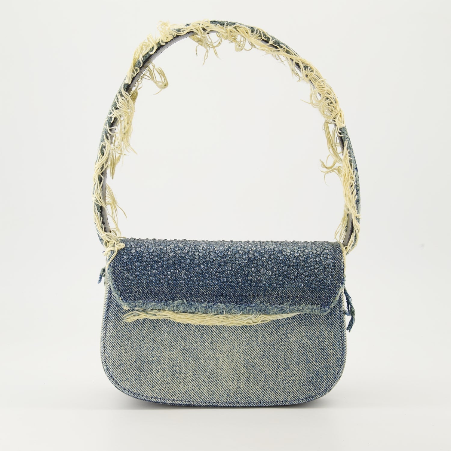 1DR Denim Studded Bag