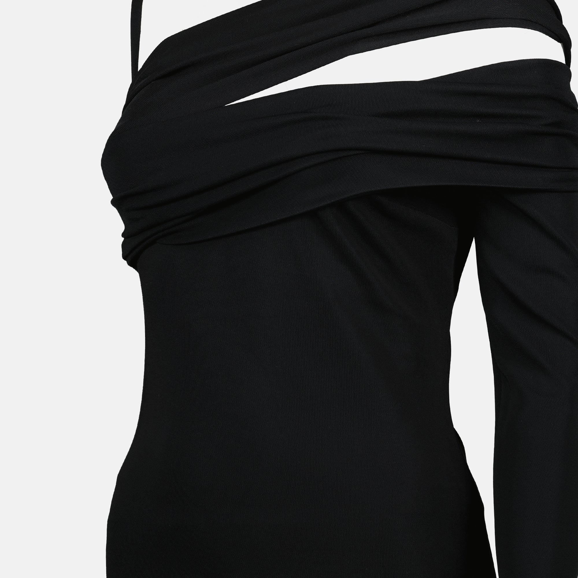 Black Asymmetrical Dress