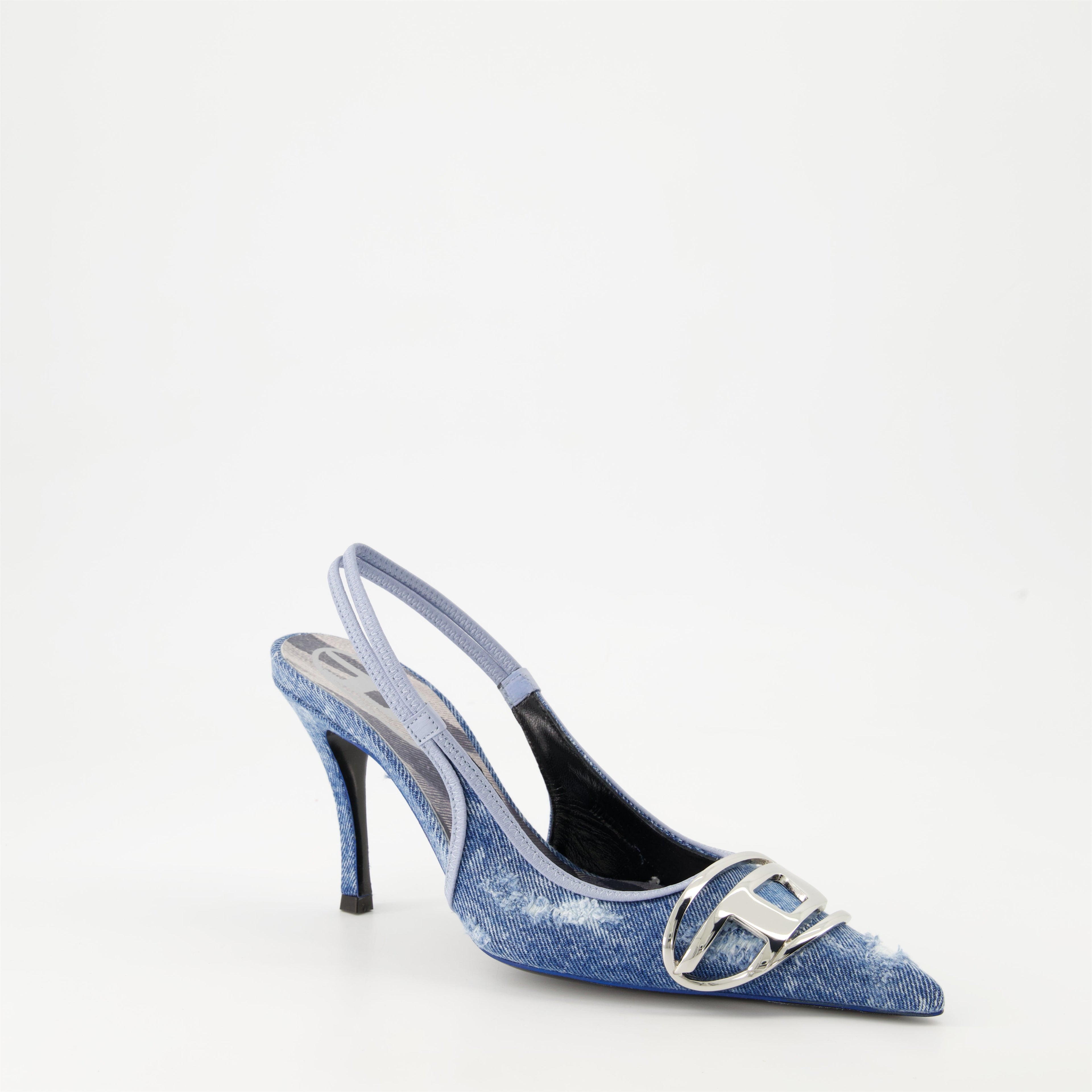D-Venus Denim Pumps