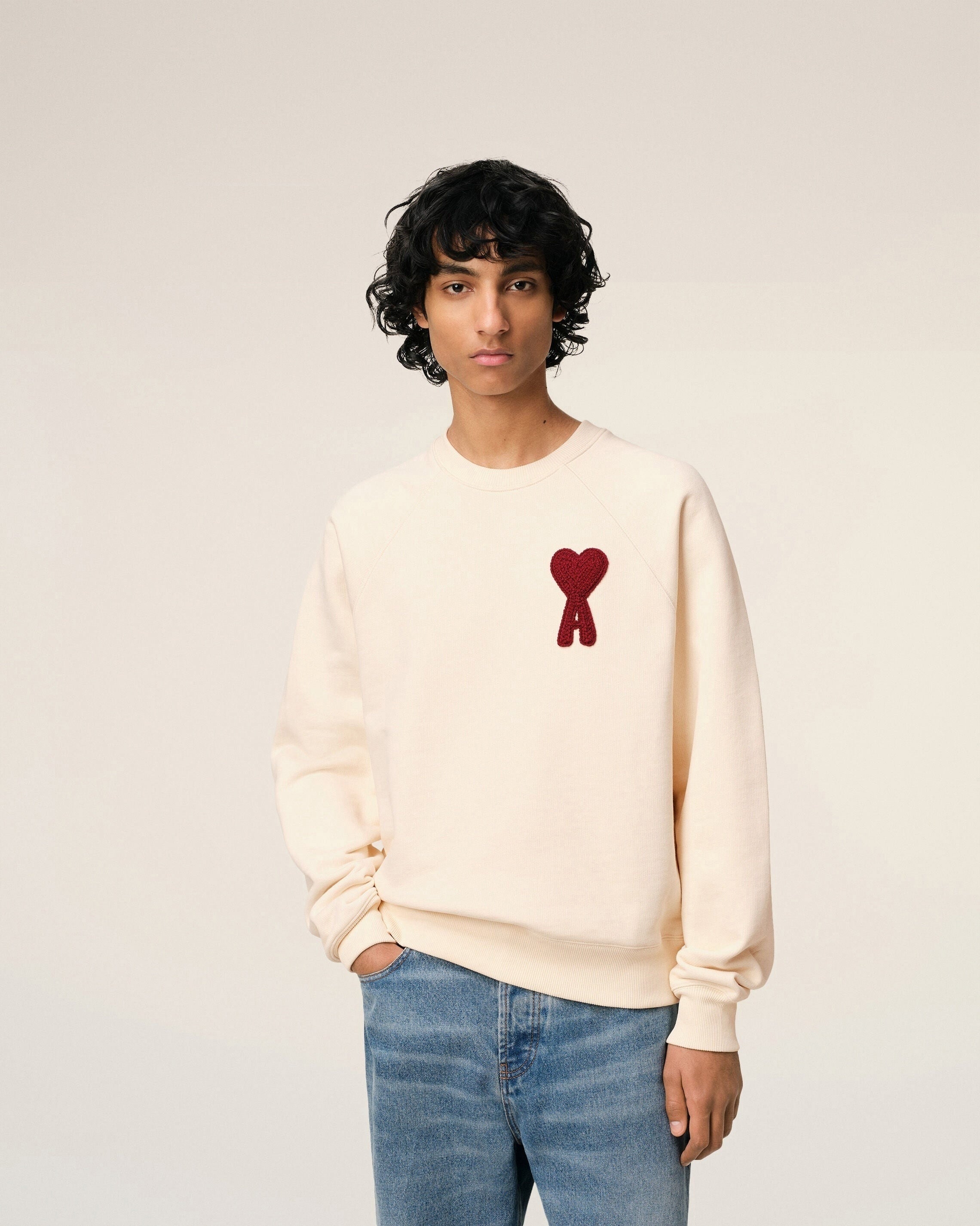 Ami de Coeur sweatshirt in heavy loopback