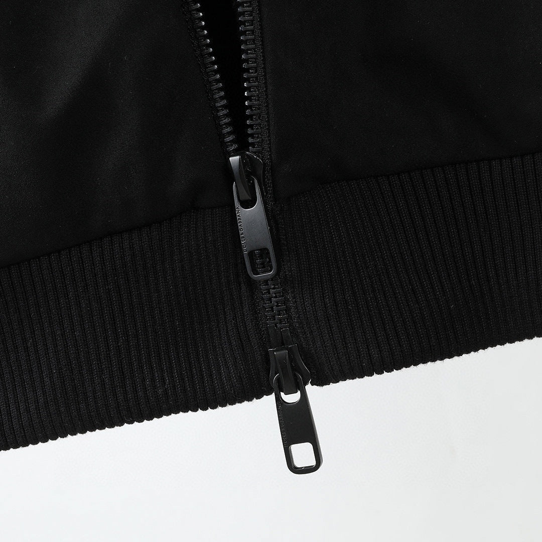 Faux-Fur Lined Hooded Zip Jacket