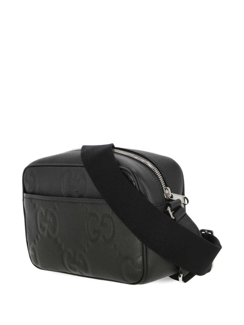 GG Signature Embossed Leather Crossbody Bag