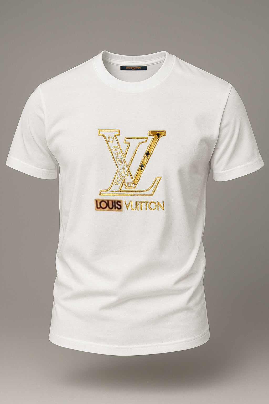 Gilded Monogram Luxe Tee